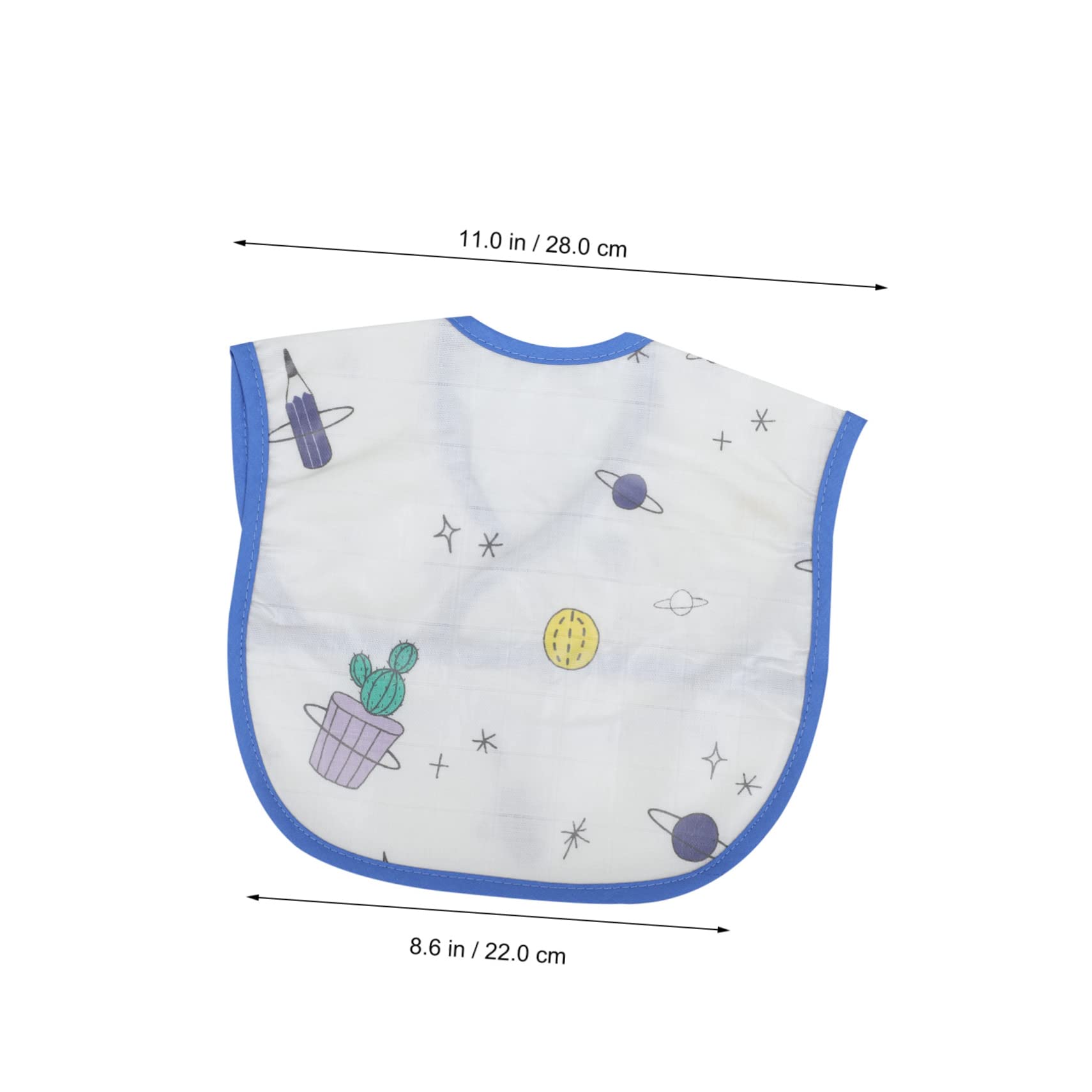 BESTonZON 6pièces Bavoirs Imperméables Coton Lot De Bavoirs Anti-déversements Pour Nourrissons La Salissure Facile à Nettoyer Et Confortable