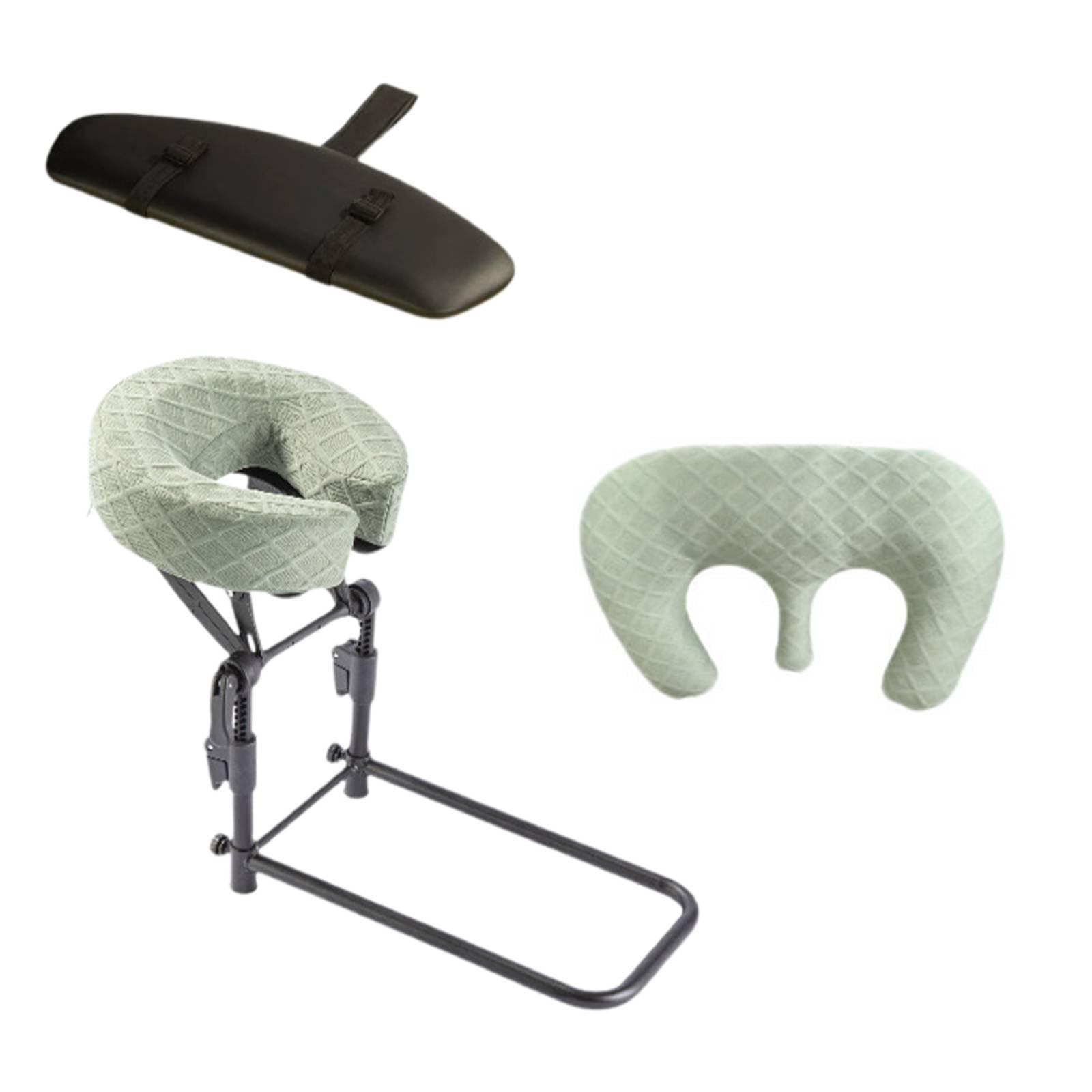 B Baosity Soporte Craneal para Masaje con Superficie Suave y Transpirable y Mecanismo Ajuste Multinivel Acuado para Uso en Estudio Masaje, Full Set