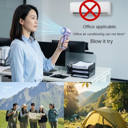 Ventilateur portatif portable anti chaleur 5000mAh pour dortoir - 5