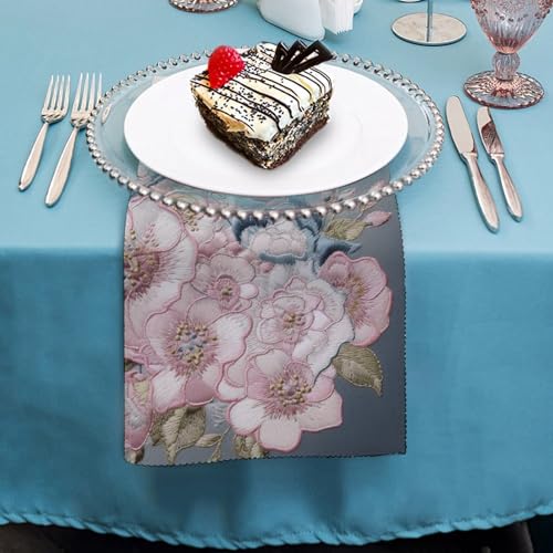 Servilletas de Tela Floral Mariposas 4 Piezas miniatura 4