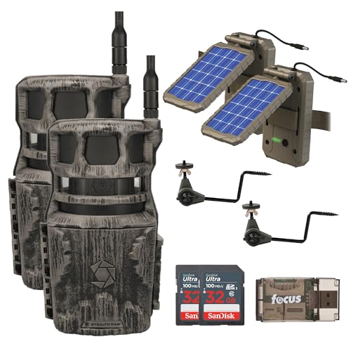 Stealth Cam Revolver 40MP Cellular Trail Camera Bundle