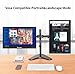 immagine 3Portatile Monitor 15,6 Pollici, Prechen 4k IPS 3840 * 2160p FHD Monitor, Built in Speakers Con Doppia Tipo-c/USB ports per PS4/ Xbox One/Xbox 360/X box/Raspberry Pi/PC ecc.