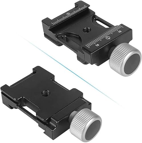 Miniatura 2 de ZEZEFUFU Soporte de abrazadera de trípode de cámara de liberación rápida ajustable de 1.496 in para Arca Swiss Standard