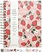 WORLD TRAVELER 2026 Planner Weekly and Monthly - 7'' x 8.75'' Hard Cover January December Spiral Daily Planner 2026 To Do List, Size 7X8.75, Red Strawberry