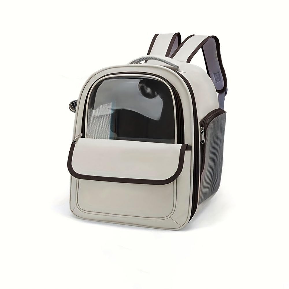 Bolsa De Viaje Plegable para Mascotas | Transportador De Mascotas Para Exteriores Transpirable, Ligero Y Espacioso(Black)