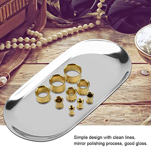 Bandeja decorativa de acero inoxidable para evitar pérdida de llaves y teléfono 4