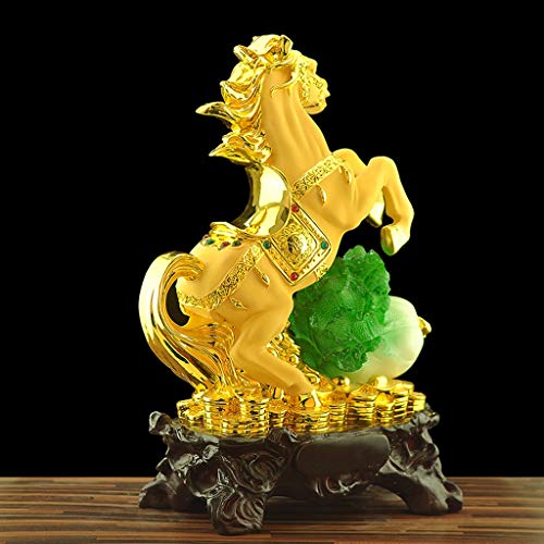 Statue de cheval du zodiaque chinois pour harmoniser les énergies négatives du bureau