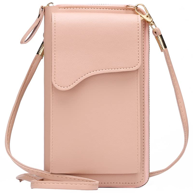 Leather Small Crossbody Bags for Women Wallet Purses for Women Crossbody Cell Phone Bags with Strap Travel Shopping Pouch