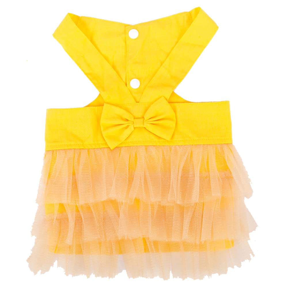 LtuzPet Dog Tutu Skirt Pet Dog Bow Tie Gauze Tutu Dress Skirt Puppy Cat Princess Clothes Apparel