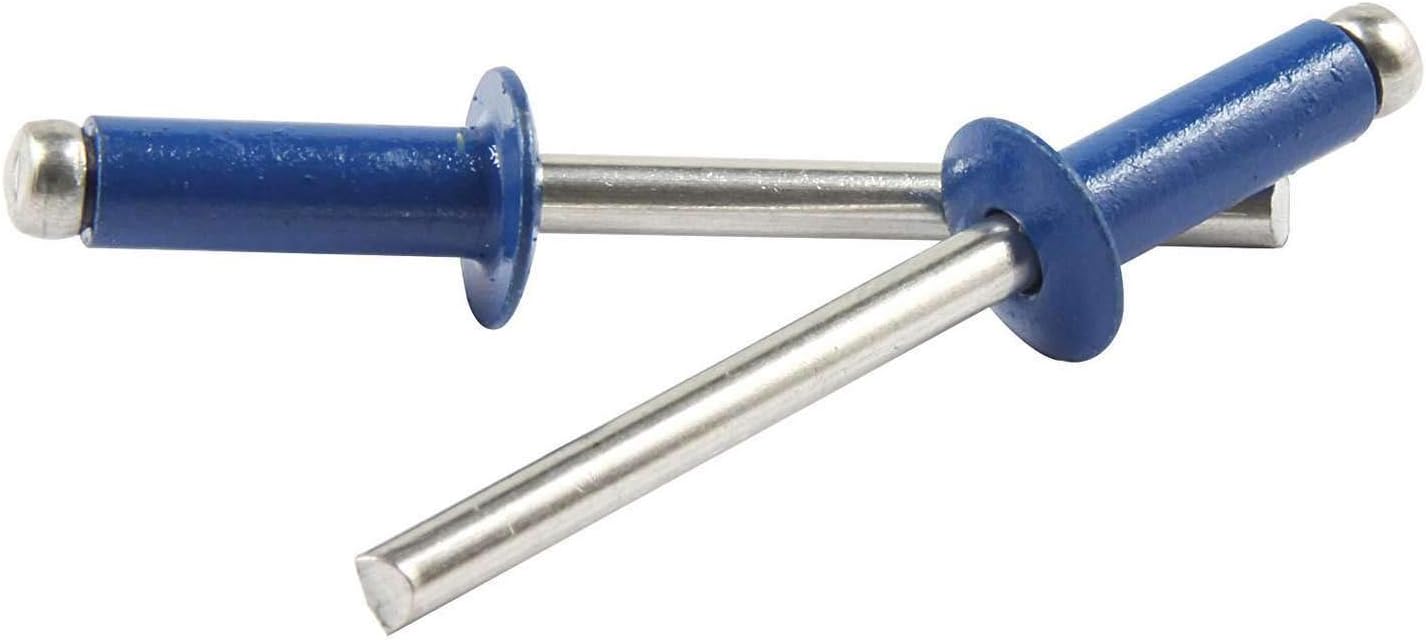 Allstar PerformanceAllstar ALL18137 Orange 1/4" to 3/8" Grip Range Small Head Rivet with Aluminum Mandrel, (Pack of 250)