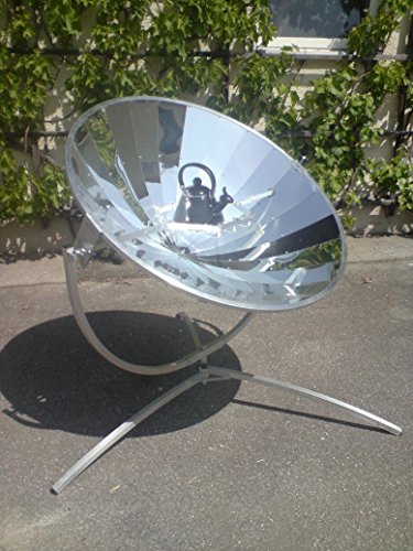 ERRO Estufa solar, estufa solar de 140 cm. Espejo parabólico solar de gran calidad con 700 W de potencia máx.