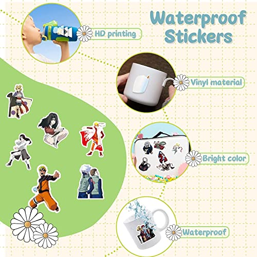 50 Pcs Cool Anime Stickers For Water Bottles, Cute Vinyl Waterproof Stickers, Cartoon Stickers For Laptop Skateboard Phone Case Suitcase Car Diy Decor, Perfect Gifts For Kids, Teens, Adults #TOP3