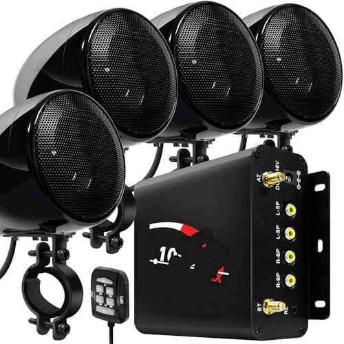 Parlantes para Manubrio con Amplificador 1000W 4 Canales miniatura 4