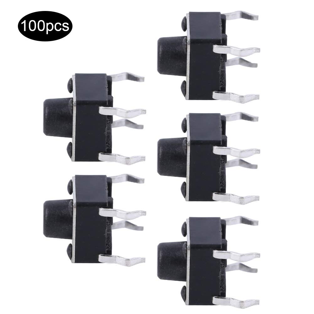 105PCS Interruttori Tattili Momentanei 6x6mm - Micro Switch Per Arduino Con 7 Colorati Cappucci - Foto 10