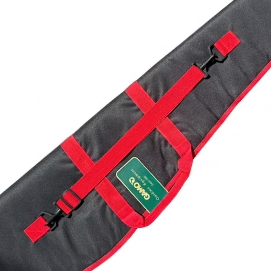 FUNDA PARA CARABINA CON VISOR 120 cm ROJA