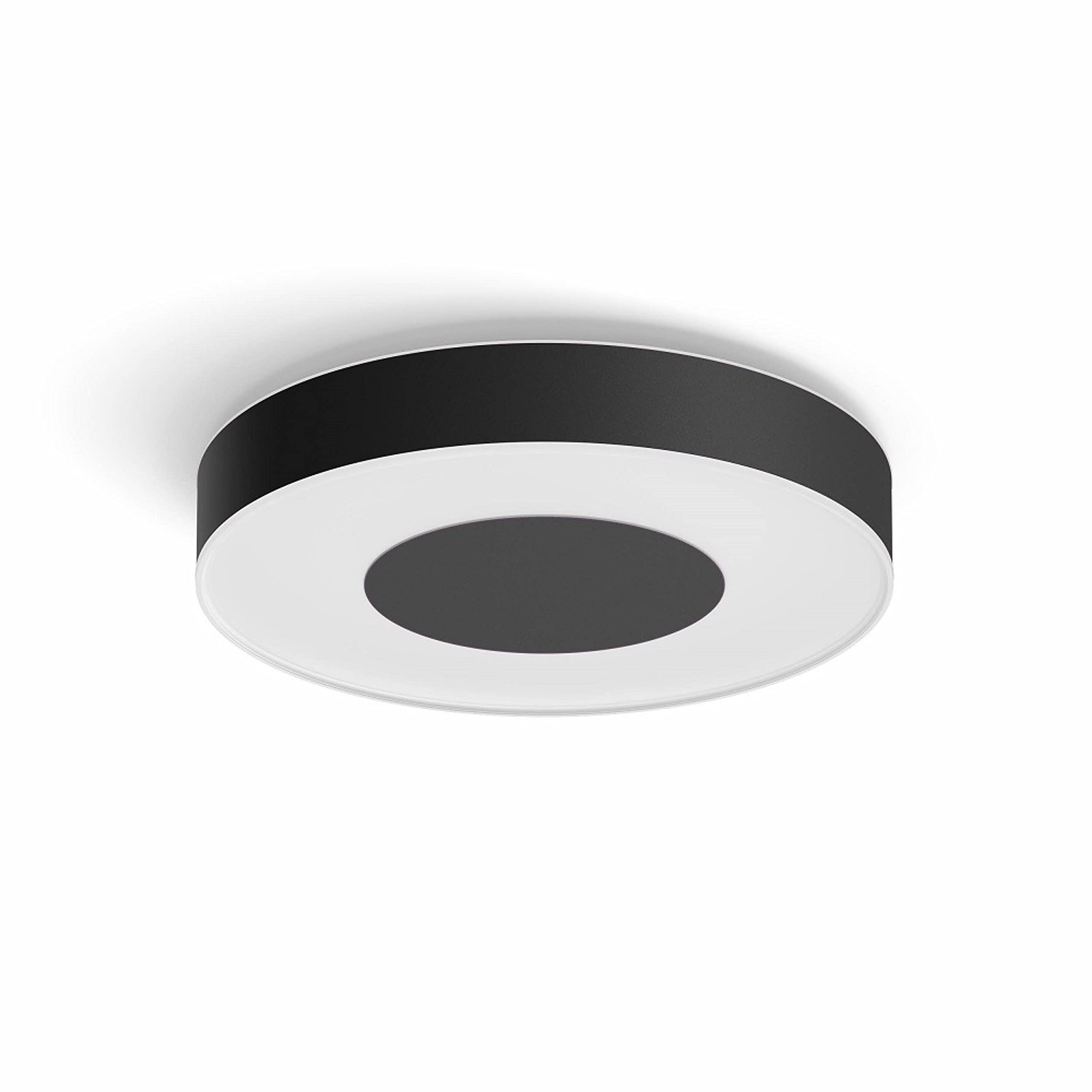 Philips Hue Lampa Sufitowa White and Color Ambiance Infuse L 1x53W (czarna), Lampa Sufitowa Ledowa z Paletą 16 mln Kolorów i Możliwością Ściemniania, Inteligentne Oświetlenie Smart LED