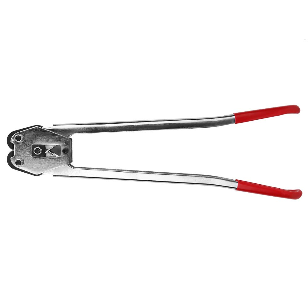 Pinza crimpatrice per reggette, strumento manuale per reggette ad alta resistenza, sigillatrice professionale per reggette in plastica PP PET per imballaggi industriali, magazzino, spedizione, 45 a