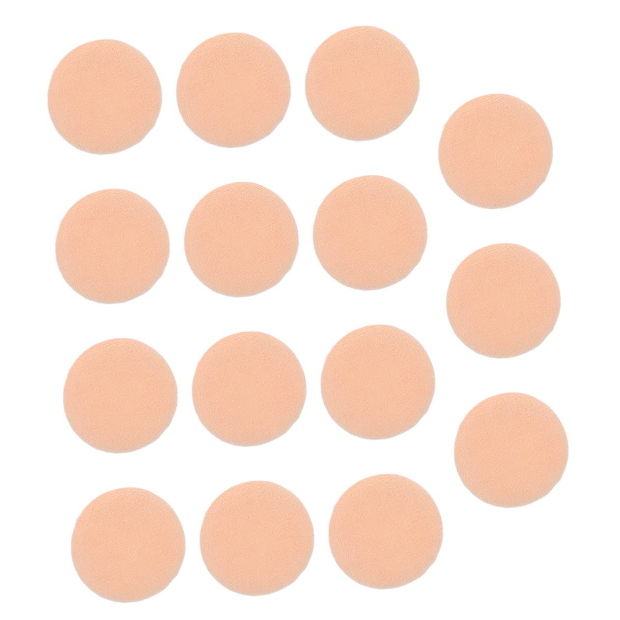 OUNONA 15Pcs Rounded Makeup Puff Applicators for Foundation Cosmetics for Home Salon Use Lightweight Comfortable Design