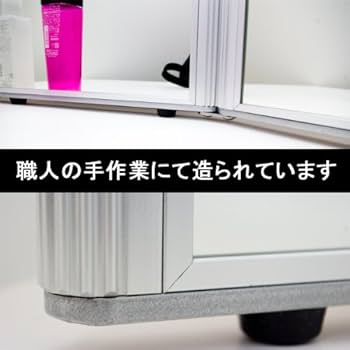 Amazon.co.jp: 卓上三面鏡 メイクアップミラー 折り畳みミラー プロ