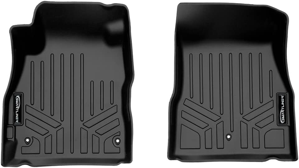 SMARTLINER Custom Fit All Weather 1st Row Floor Mat Liner Set Compatible with 2020-2025 Nissan Versa - Image 4