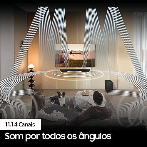 Soundbar Samsung HW-Q990C, com 11.1.4 canais, Dolby Atmos, Acoustic Beam, Sincronia Sonora e Alexa i