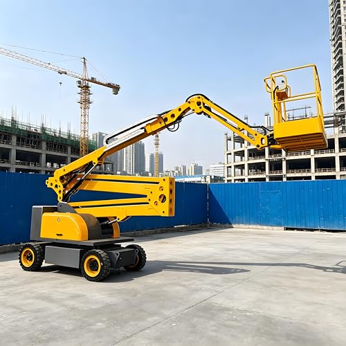 Industrial Electric Articulating Boom Lift Hydraulic Aerial Work Platform for Construction Warehouse Outdoor Maintenance Projects