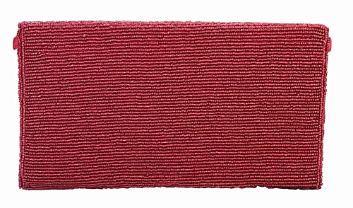 Image of DUCHESS Women's Hand Embroidered Envelope Clutch -Bridal Ethnic Traditional Casual Purse /Clutch /Handbag (23 L x 2.5 W x 13H cm)