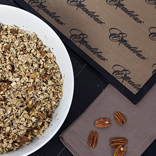 Excalibur Paraflexx Reusable Non-Stick Drying Sheets For Food Dehydrators 11-Inch, Set Of 4, Brown #TOP4