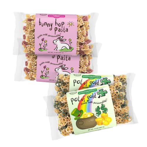 4 Pack: 2 Bunny Hop Pasta & 2 Pot Of Gold Pasta #TOP21