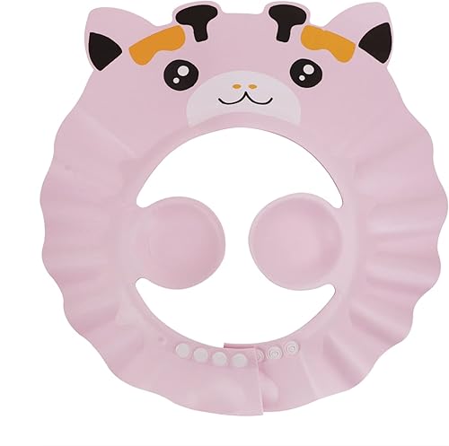 Miniatura 5 de ITODA Gorro de champú de baño para bebé con protección para los oídos, visera de baño segura, sombrero suave para ducha, lavado de cabello,