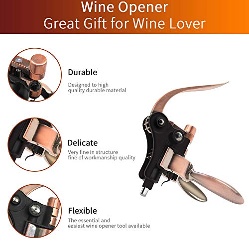 Guangming - Rabbit Wine Bottle Opener Tool, Lever Corkscrew With Foil Cutter, Wine Bottle Corkscrew Opener Set, Gift For Wine Lover Lever Bottle Openner,1Pc #TOP5