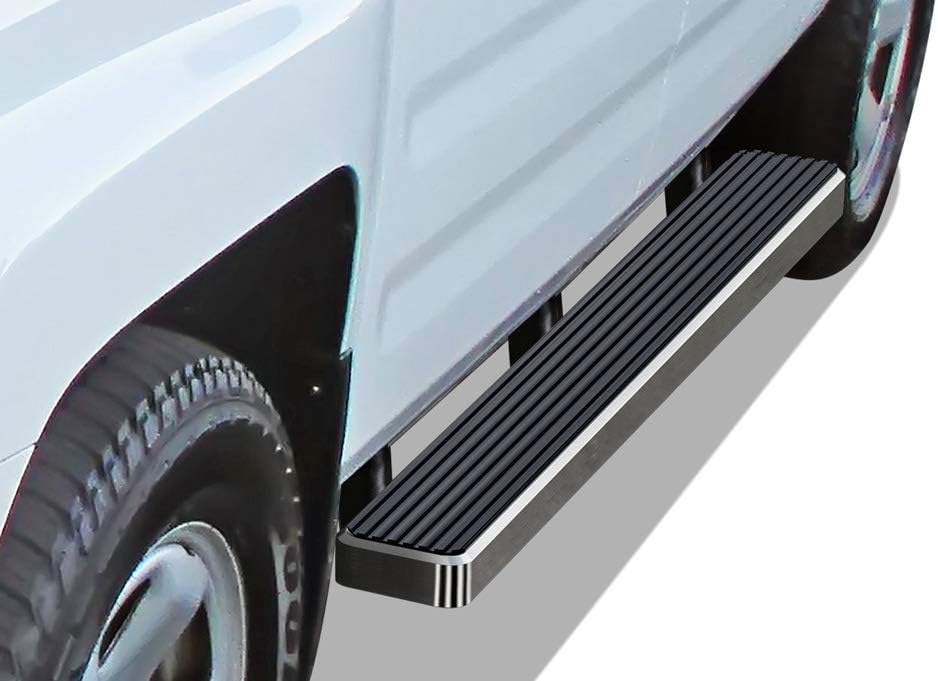 APS Premium 5in 304 Stainless Steel Running Boards Compatible with Honda Ridgeline 06-14