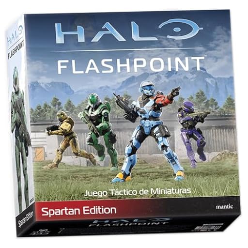 Mantic Games Halo: Flashpoint Spartan Edition, Juego de Mesa Táctico de Miniaturas, A Partir de 14 Años, De 2 a 4 Jugadores, 30-60 Minutos por Partida, Español | Ya disponible en tu tienda friki favorita! En mundofriki.es!