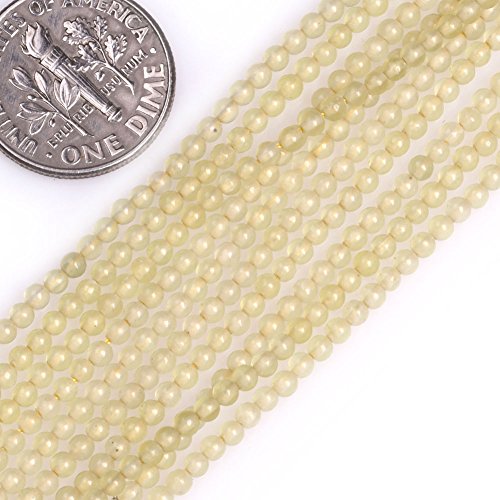 Gem-Inside Yellow Lemon Quartz Gemstone Loose Beads 2Mm Small Spacer Energy Stone Power For Jewelry Making 15'' #TOP20