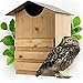 Produktbild Martenbrown® Eulennistkasten aus wetterfestem Holz, Robustes Vogelhaus mit großem Einflugloch, geeignet für Käuze und kleinere Eulen
