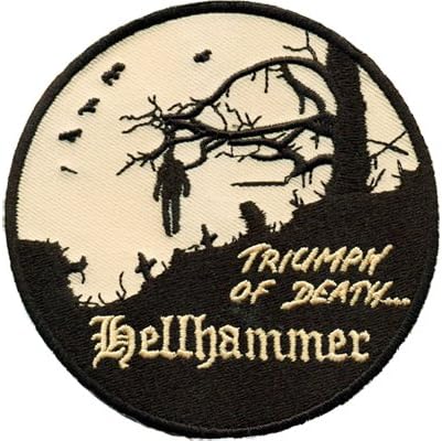 Triumph of Death Hellhammer Heavy Metal Thrash Biker Rocker Iron on Patch Badge