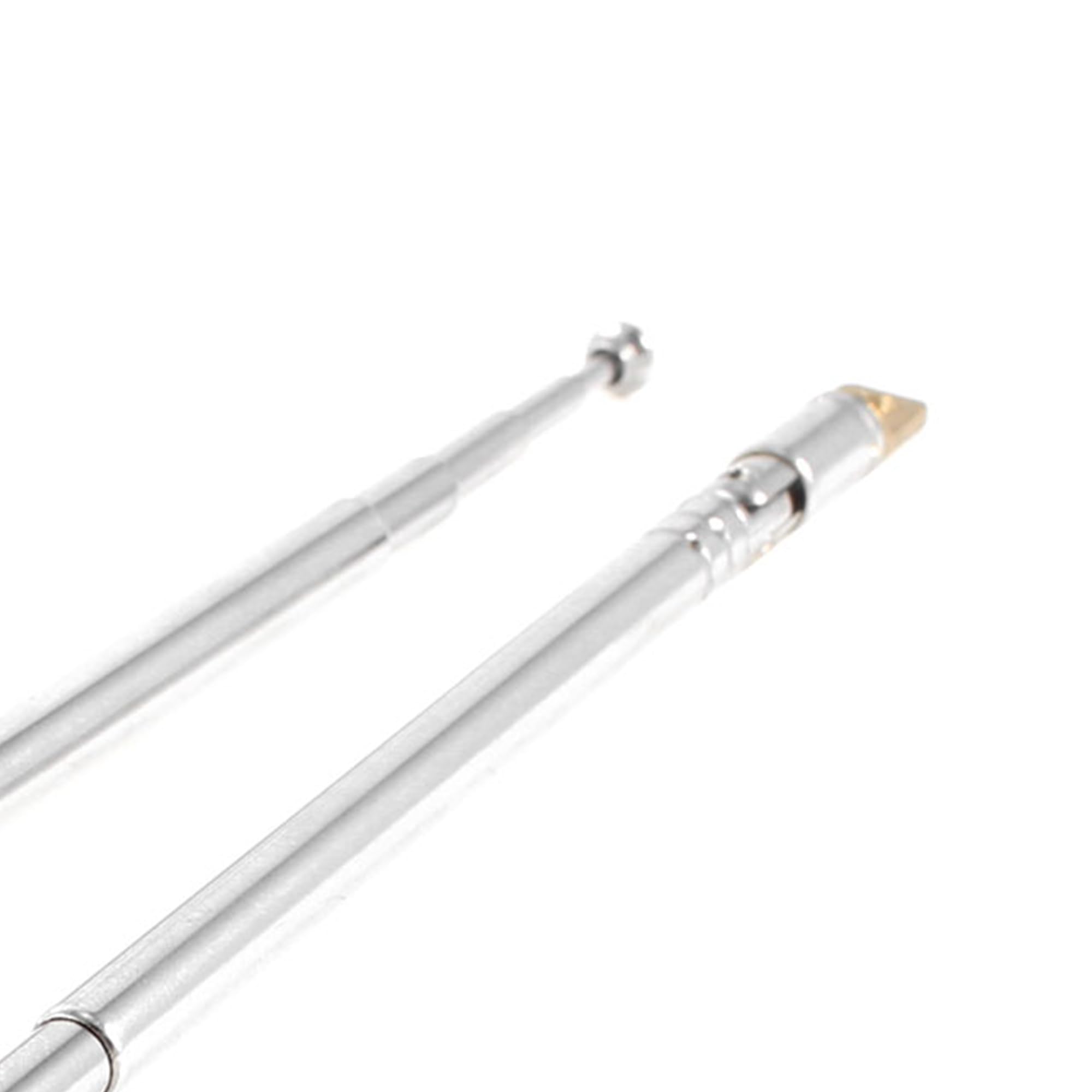 Antenne Télescopique 5 Sections M3 Filetage Mâle - Remplacement Radio TV Télécommande VCD Jouet