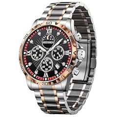 Silver-Gold Case Red Bezel