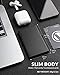 VULKIT Minimalist Credit Card Holder Pop Up Cards RFID Protection Slim Metal Wallet