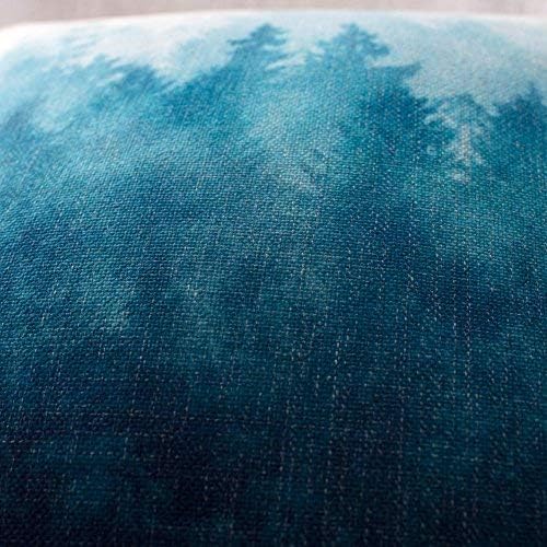JES&MEDIS Forest Scenery Series Cotton Linen Decorative Square Throw Pillow Covers Cushion Case for Home Sofa Bedroom Office Car 18 X 18 Inch 45 X 45 cm