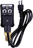 Vista 8 de Manguera de acero trenzada de 10 pulgadas NPT de 1/4 de pulgada, adaptador de latón de 1/4 a 3/8 pulgadas, válvula de drenaje y codo para compresor