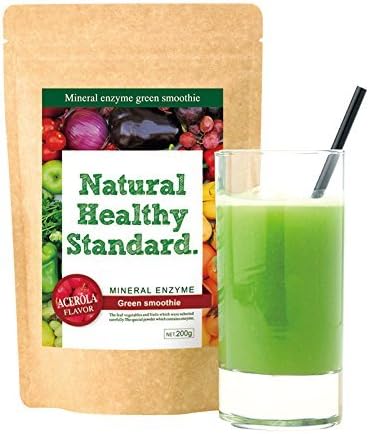 Natural Healthy Standard Mineral Enzyme Green Smoothie Acerola Flavor 200g