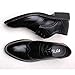 ANUFER Hombres Inteligente Punta Puntiaguda Zapatos de Vestir con Cordones Formal Negocios Boda Brogues Negro P110 EU43 Imagen de ANUFER Hombres Inteligente Punta Puntiaguda Zapatos de Vestir con Cordones Formal Negocios Boda Brogues Negro P110 EU43