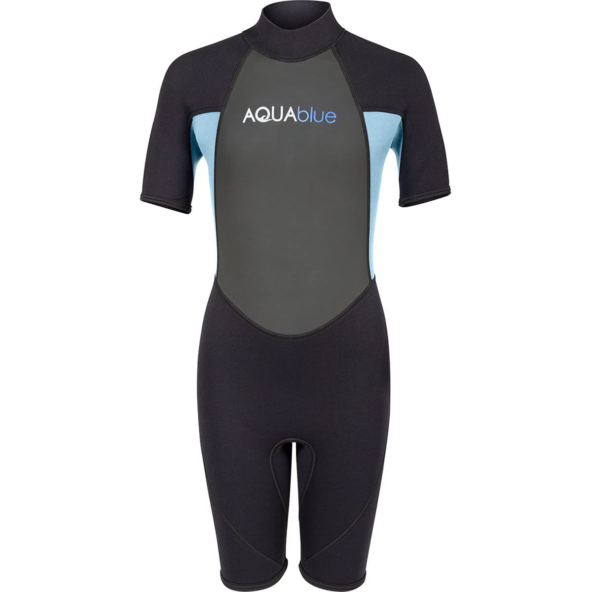 Aqua Blue 3mm Girl's Springsuit Wetsuit - 6