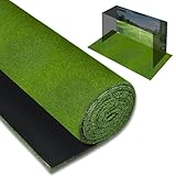 WICTTISPOSI 10x4.8ft Golf Simulator Turf Mat, 15 mm Golf Mat for Home Setups, Golf Putting Mats Practice Indoor/Outdoor Training Golf Hitting Mat for Putting Practice Football Sports Gym Backyard