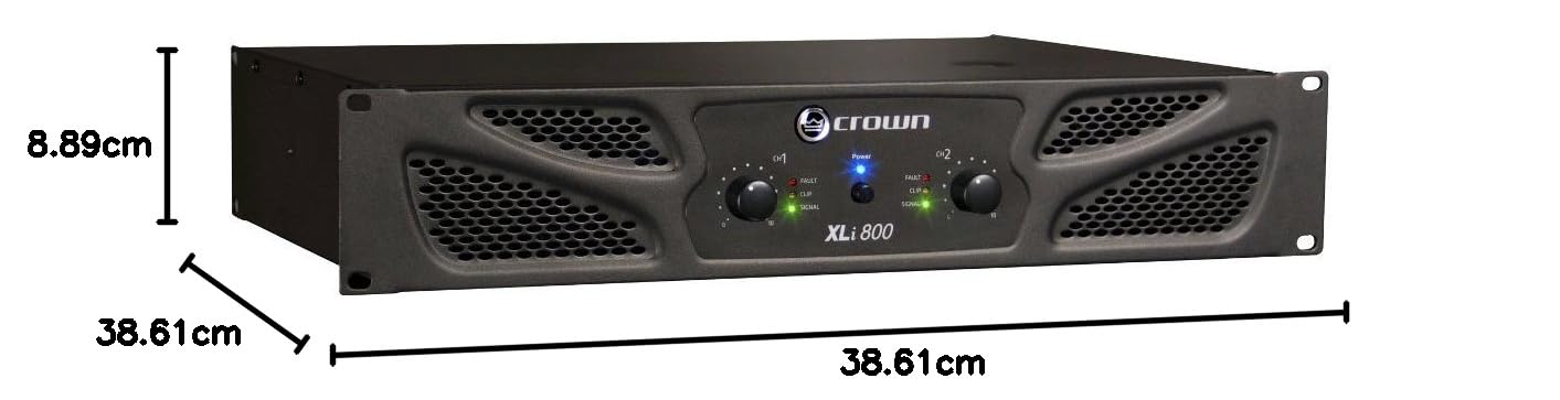 CROWN XLI800 - Amplificatore, colore nero