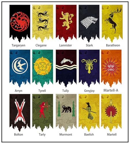 Fujiaxiang NA5011123166 Game Got Thrones Christmas Ornament - Game Got Thrones Baratheon House Banner 100X65Cm thumb #6