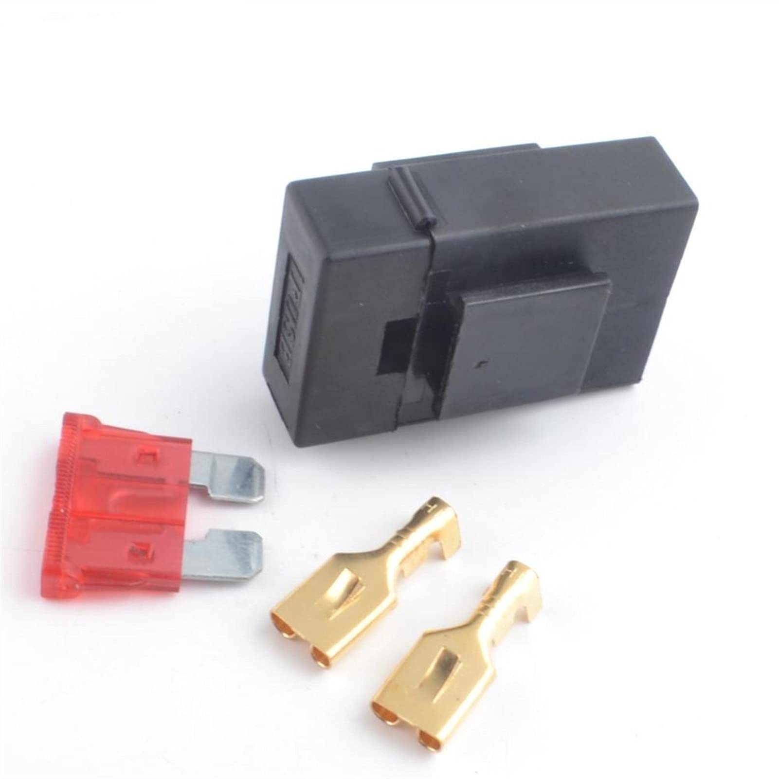 Wiring Connecting Terminals - AC 250V 10A 3 Pin Solder IEC320 C14 Inlet Power Socket w Fuse Holder