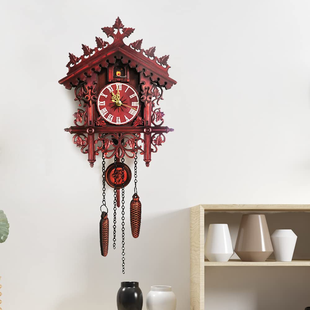 Horloge Murale Vintage, Horloge Coucou Vintage Coucou Horloge Murale Horloges Murales Antiques, Décoration de la Maison, Horloge Murale à Coucou, Pendule Automatique, Pendule, Décoration de la