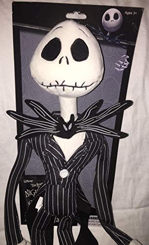 THE NIGHTMARE BEFORE CHRISTMAS " JACK SKELLINGTON " LARGE POSE-ABLE PLUSH DOLL TOY 26" - Thumbnail 2